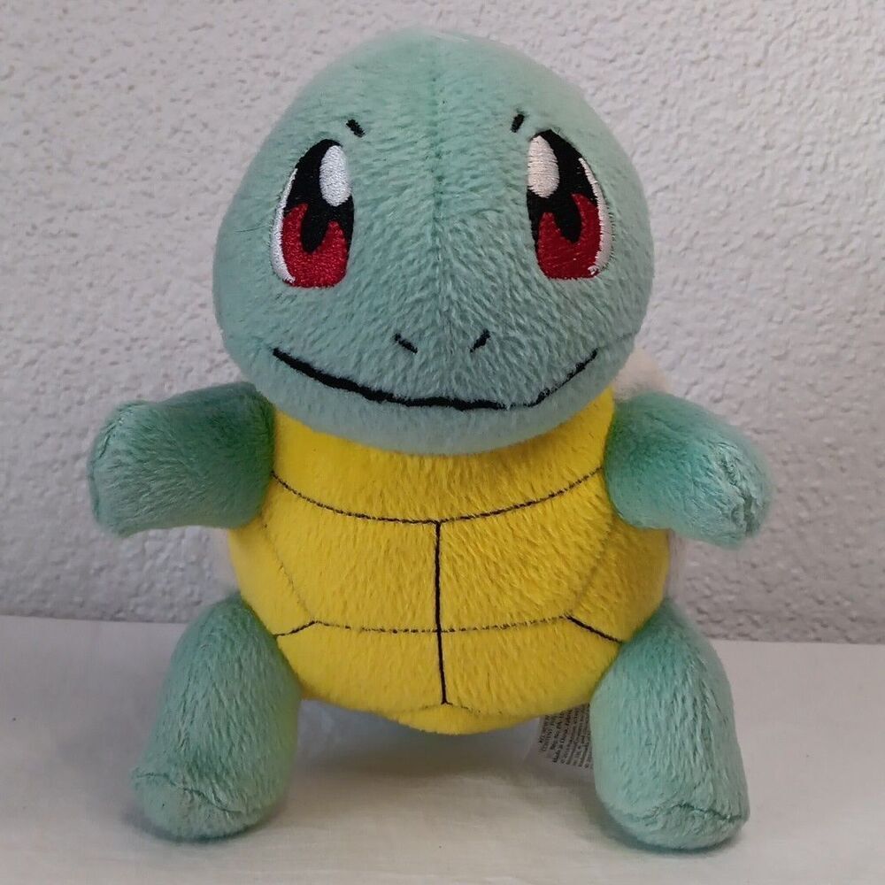 Tomy Pokemon Squirtle Plush 7" Turtle Nintendo Creatures Game Freak Monster
